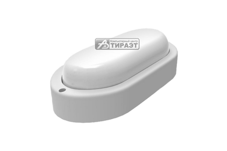 Светильник светодиодн. ЖКХ Gauss LITE (161418312) овал, 12W, 980lm, 6500K, 200-240V IP65, 160*90*46мм, белый купить по самой низкой цене