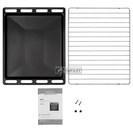 Духовой шкаф электрич. KRONA NOCE 60 IX (гриль, 62л, класс А) серебр. купить по самой низкой цене