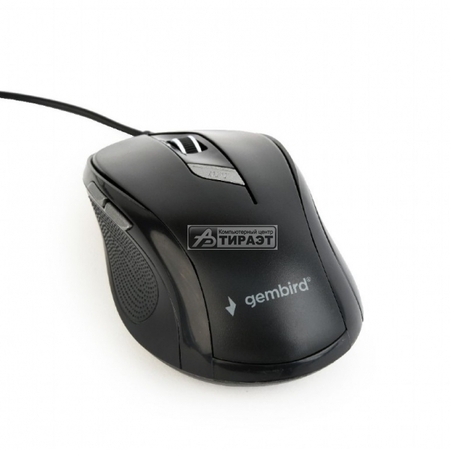 Мышь Gembird MUS-6B-01 USB, 6кн., 400-800-1200-1600DPI, black купить по самой низкой цене
