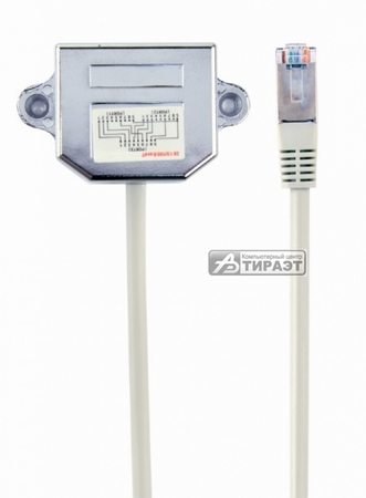 Разветвитель FTP порта 8P8C (NCA-SP-02) RJ-45 коннект. в две RJ-45 роз. (подключ.два устр. 4-проводн. кабел.) купить по самой низкой цене