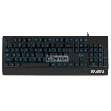 Клавиатура SVEN KB-G8300 игровая, USB, black, RGB подсветка с регулир. яркости и дышащим режимом купить по самой низкой цене