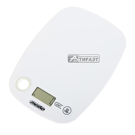 Весы кухонные Mesko MS 3159w (электрон, до 5/0.001кг.) White купить по самой низкой цене