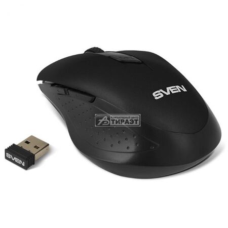 Мышь SVEN RX-425W Wireless 2.4GHz,5кл+1., black купить по самой низкой цене