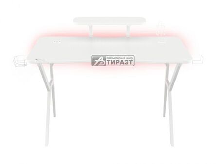 Стол компьютерный Genesis (Holm 320 RGB NDS-1802) WHITE, 3p HUB USB3.0, подсветка RGB, беспров.зарядка купить по самой низкой цене