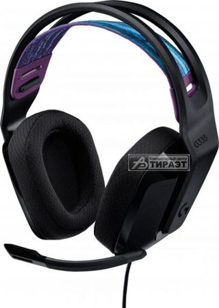 Наушники с микрофоном Logitech G335 Gaming (981-000978) 20-20000Гц, 36 Om, mini jack 3.5mm, black купить по самой низкой цене