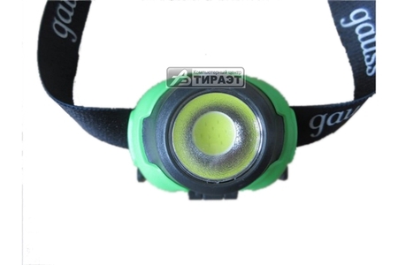 Фонарь налобный Gauss (GF302) 3W, 120lm, 3xAAA, LED        (модель GFL302) купить по самой низкой цене