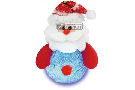 Светильник декоративная фигурка светодиодная 'Дед Мороз' (HL001) Gauss серия Holiday  0,1W, два цвета купить по самой низкой цене
