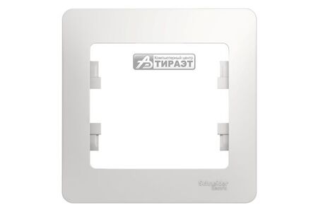 Рамка 1-м Glossa бел. SchE GSL000101 купить по самой низкой цене