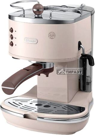Кофеварка DeLonghi ECOV 311.BG Cream (молот/чалды, капучино/эспрессо, рожк, 1100Вт, 15бар,1.4л) купить по самой низкой цене