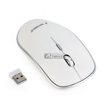 Мышь Gembird (MUSW-4B-01-W) Wireless USB, 4кн., 800-1200-1600dpi, white купить по самой низкой цене