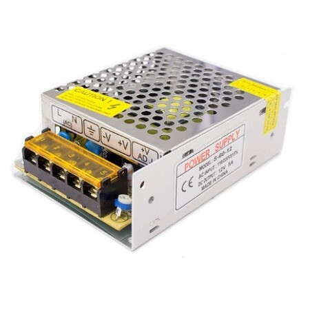 Блок питания 12V/5A 60W  (S-60-12) купить по самой низкой цене