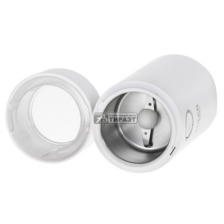 Кофемолка Adler AD 4446 (ротационный нож, 150Вт, вместимость 75г) white/silver купить по самой низкой цене