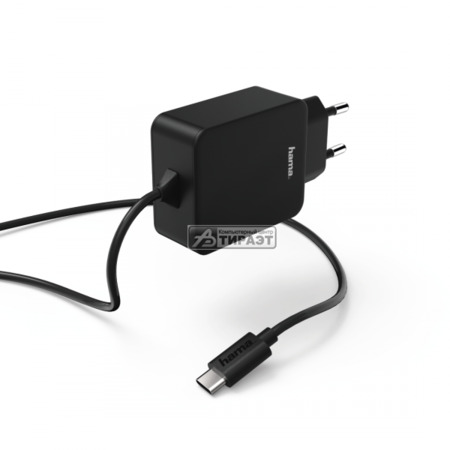 Блок питания универсальный Hama (200006) Universal USB Type-C 65W, 20V, 4A, с сетевым кабелем.1.15m купить по самой низкой цене