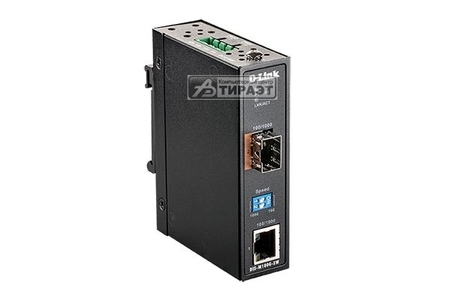Медиаконвертор D-Link (DIS-M100G-SW/A1A) 1p*100/1000Base-T <-> 100/1000Base-X SFP купить по самой низкой цене