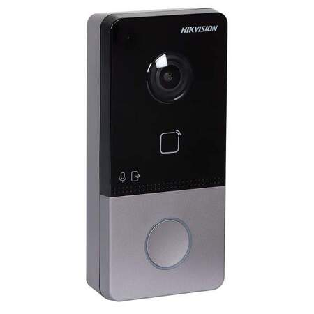 ІP вызывная панель Hikvision (DS-KV6113-WPE1(B)) одноабонентская, камера 2Мп HD, IP65, Wi-Fi, TF-карты купить по самой низкой цене