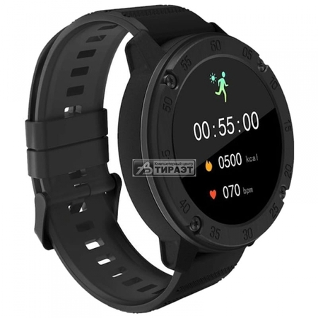Смарт-часы Blackview X5 Smartwatch Black (1.3” TFT 240*240pix 261ppi, IP68, BT v.5.0, время работы 168ч.) купить по самой низкой цене