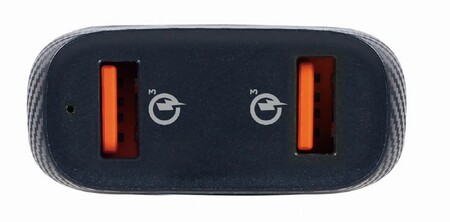 Зарядное устр.автомоб. 2*USB GEMBIRD (TA-U2QC3-CAR-01) 12-24V DC,1A -> QC3.0: 3.6-6.5V/3A,6.5-9V/2A,9-12V/1.5A купить по самой низкой цене