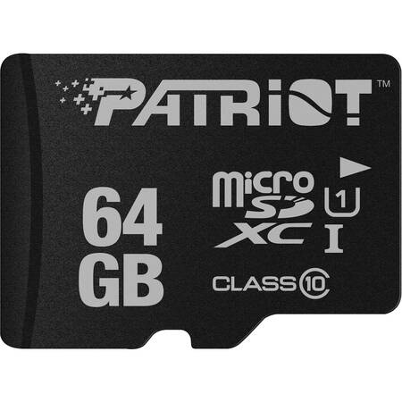 microSDHC CARD 64Gb Patriot  LX Series (PSF64GMDC10) Class10, UHS-I купить по самой низкой цене