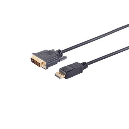 Кабель DP 2m (DV-21-02.0) DisplayPort 1.2 (male) <-> DVI-D cable 24+1 (male), black, bulk купить по самой низкой цене