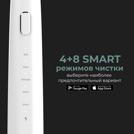 Щетка зубная электрич. AENO DB1S (ADB0001S)  питание аккум., синхронизация со смартфоном, USB зарядка купить по самой низкой цене