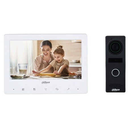 Видеодомофон Dahua (DHI-KTA02M) 7' TFT, 1024х600, микрофон, динамики (вызывная панель и монитор) купить по самой низкой цене