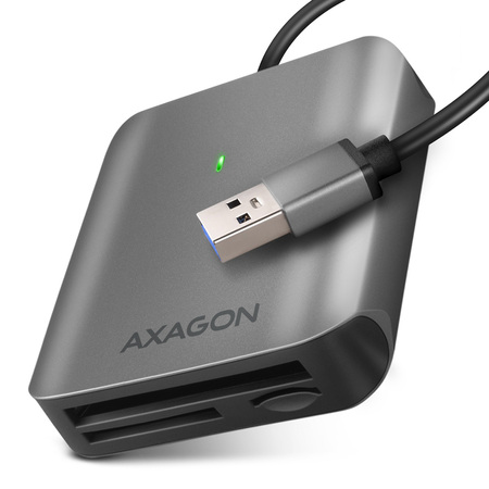 Кардридер AXAGON (CRE-S3) внеш., USB 3.2 Gen 1,  SD, microSD, CF, 15см купить по самой низкой цене