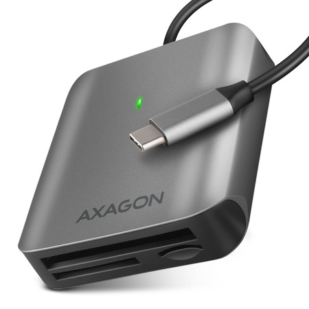 Картридер AXAGON (CRE-S3C) внеш.,  USB 3.2 Gen 1,  SD, microSD, CF, 15см купить по самой низкой цене