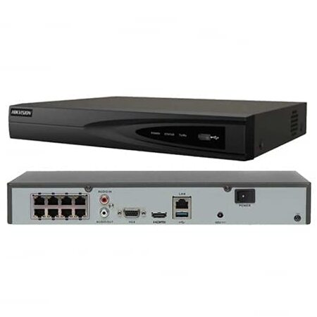 Видеорегистратор Hikvision DS-7608NI-K1 (D) (303616559)  8кам.ALARM,1*SATA,Lan,HDMI купить по самой низкой цене