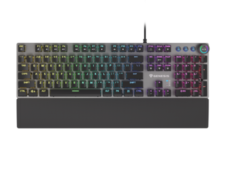 Клавиатура Genesis THOR 400 RGB (NKG-1723) US LAYOUT BACKLIGHT MECHANICAL RED SWITCH SOFTWARE, USB купить по самой низкой цене