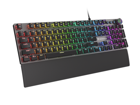 Клавиатура Genesis THOR 400 RGB (NKG-1723) US LAYOUT BACKLIGHT MECHANICAL RED SWITCH SOFTWARE, USB купить по самой низкой цене