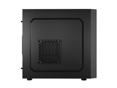 Корпус MidiTower mATX NATEC Helix (NPC-2038) без БП, 1*80mm fan, black купить по самой низкой цене