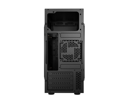 Корпус MidiTower mATX NATEC Helix (NPC-2038) без БП, 1*80mm fan, black купить по самой низкой цене
