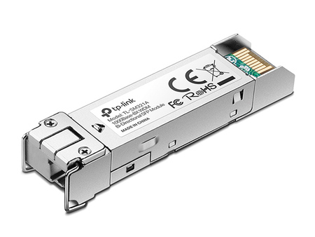 Модуль SFP (mini-GBIC) TP-LINK (TL-SM321A)  Simplex LC, 1*1000Base-BX, SM, max 10km, WDM купить по самой низкой цене