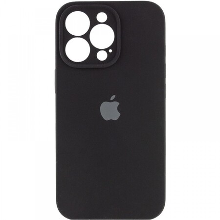Чехол Silicone Case Full Camera Protective (AA) для Apple iPhone 14 Pro (6.1') (Черный / Black) купить по самой низкой цене