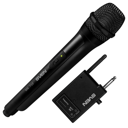 Микрофон SVEN MK-710 (беспроводной, 30-12000Гц, VHF) купить по самой низкой цене