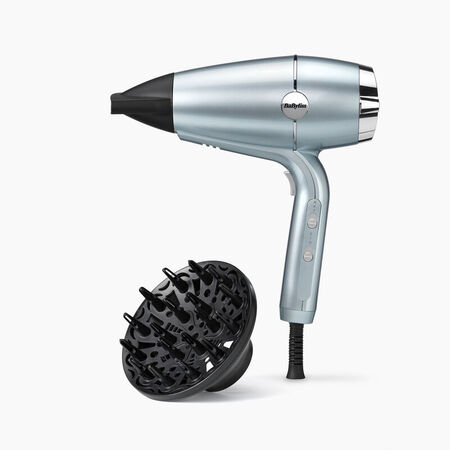 Фен для волос BaByliss D773DE (2100Вт, 3 реж.нагрев, 2 скорост, холодн.воздух, ионизац, технолог.Hydro-Fusion) купить по самой низкой цене