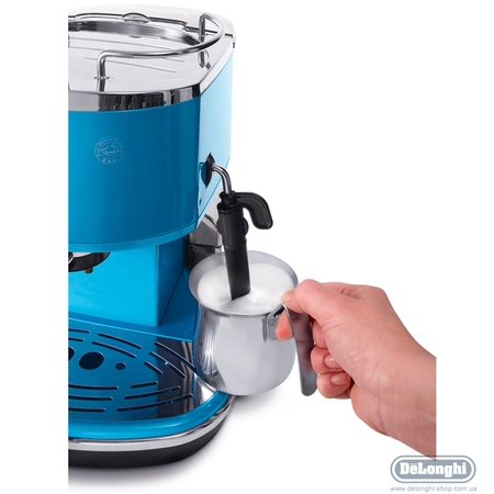 Кофеварка DeLonghi ECO 311.B CM Blue (молот/чалды, капучино/эспрессо, рожк, 1100Вт, 15бар,1.4л) купить по самой низкой цене