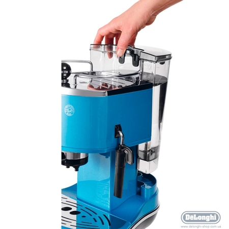 Кофеварка DeLonghi ECO 311.B CM Blue (молот/чалды, капучино/эспрессо, рожк, 1100Вт, 15бар,1.4л) купить по самой низкой цене