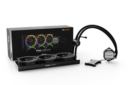 Кулер Be quiet! Pure Loop 2 FX 360mm (BW015) S-ALL, Fan  3*120mm, PWM ARGB подсветка, водяное охлаждение купить по самой низкой цене