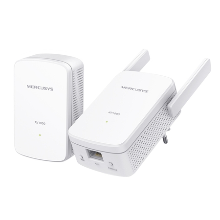 Адаптер Powerline Mercusys (MP510 KIT) Компл. адаптеров Powerline AV1000 с поддерж. Wi Fi N300 купить по самой низкой цене