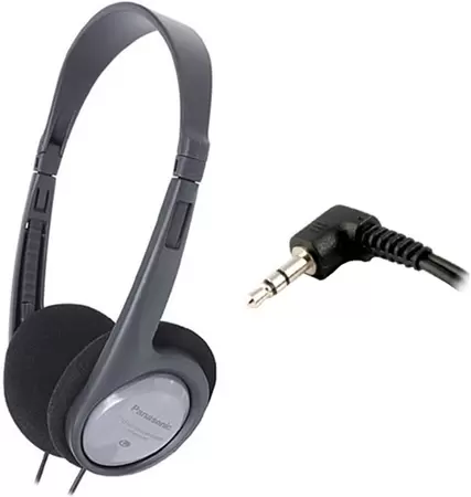Наушники накладные проводные Panasonic BLACK (RP-HT010GU-H) 16-22000Hz, 24Om, 3.5мм, 1.2м купить по самой низкой цене