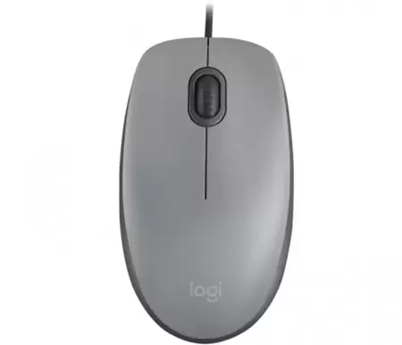 Мышь LOGITECH M110 Silent, Mid Grey, USB, 3+1кл. (910-006760) 1.8m, 1000dpi купить по самой низкой цене