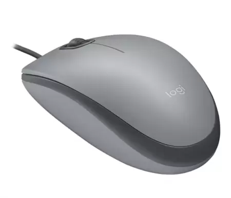 Мышь LOGITECH M110 Silent, Mid Grey, USB, 3+1кл. (910-006760) 1.8m, 1000dpi купить по самой низкой цене