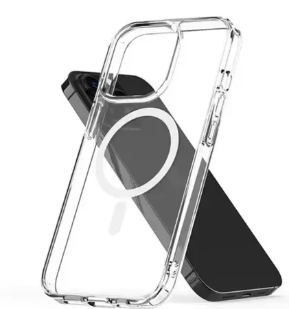Чехол TPU Space Case with MagSafe для Apple iPhone 14 Plus (6.7') (Прозрачный) купить по самой низкой цене