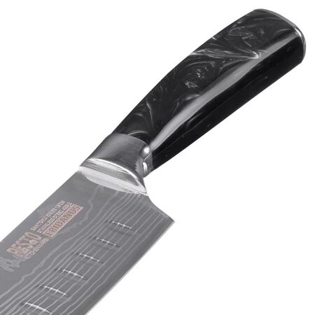Нож Сантоку RESTO (95332) нержавеющая сталь, лезвие 19см. купить по самой низкой цене