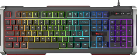 Клавиатура Genesis Rhod 400 RGB US LAYOUT BACKLIGHT USB Black (NKG-0993) купить по самой низкой цене