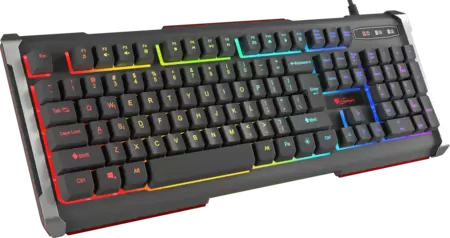 Клавиатура Genesis Rhod 400 RGB US LAYOUT BACKLIGHT USB Black (NKG-0993) купить по самой низкой цене