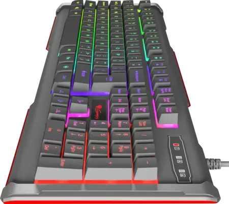 Клавиатура Genesis Rhod 400 RGB US LAYOUT BACKLIGHT USB Black (NKG-0993) купить по самой низкой цене