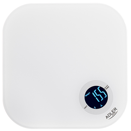 Весы кухонные Adler AD 3180 (электрон, до 10/0.001кг., стекл.платф., ЖК-дисплей) white купить по самой низкой цене