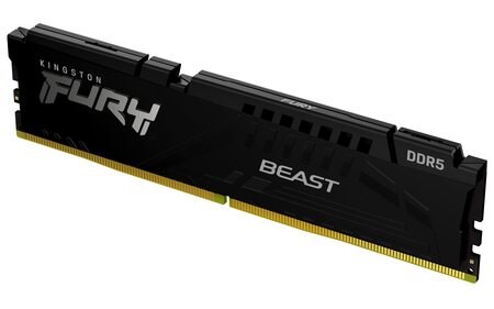 DDR5 DIMM 32Gb 6000MT/s Kingston Fury Beast Black XMP (KF560C30BB-32) PC4-48000, CL30, 1.4V, радиатор купить по самой низкой цене